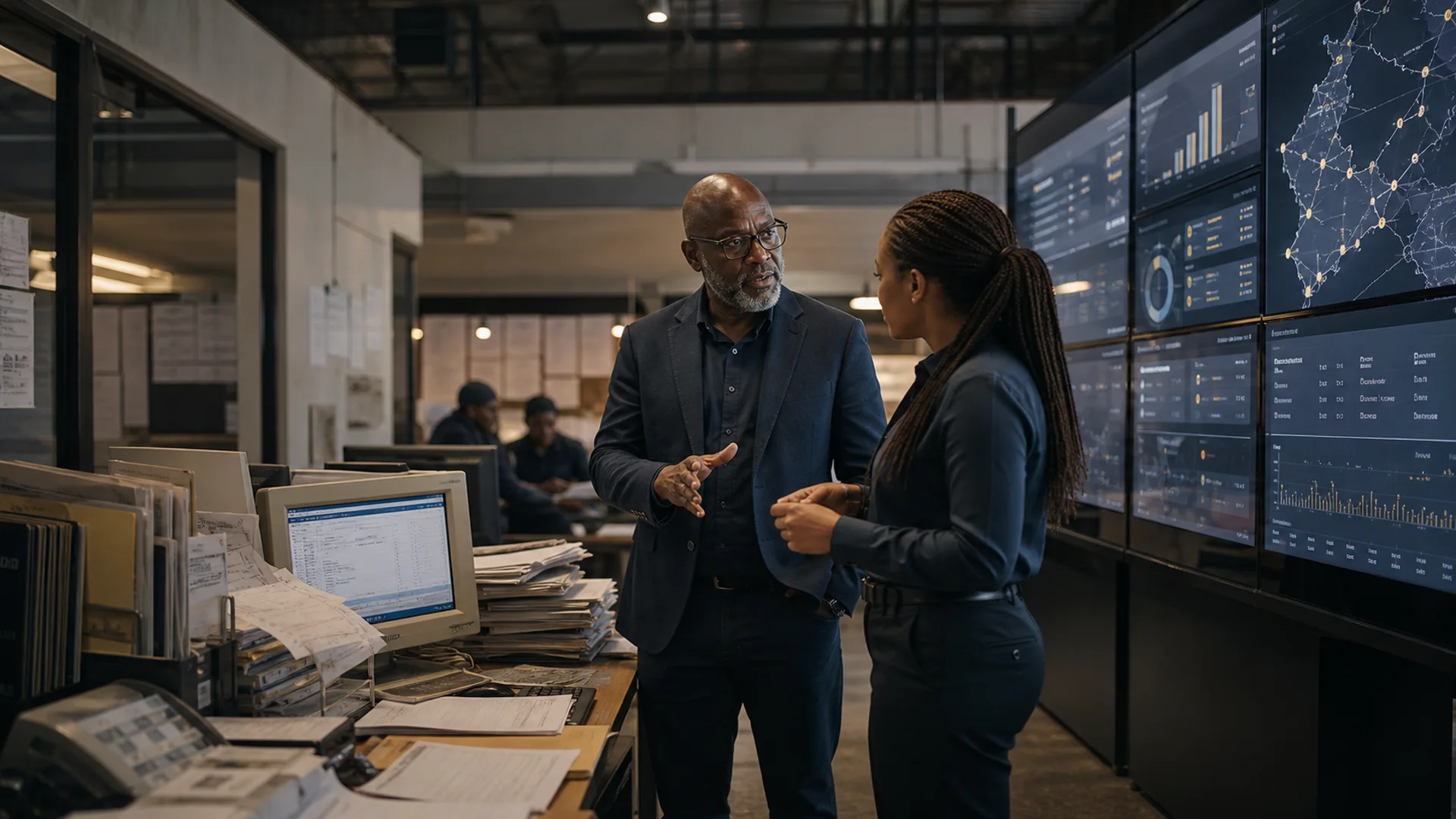 Operations team moving from fragmented paper systems to connected dashboards